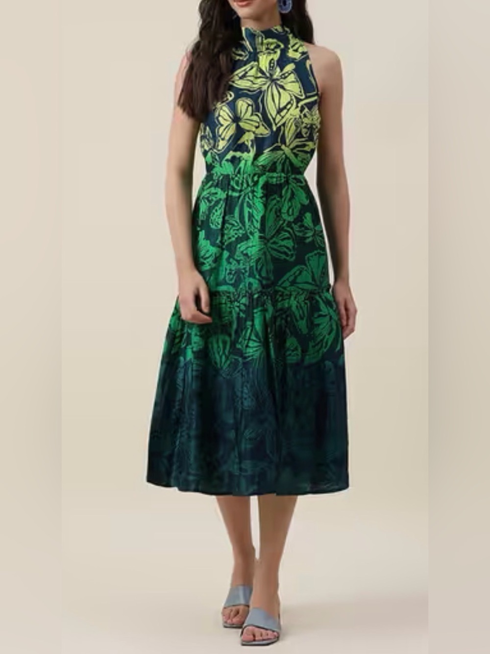 Fabnu Sleeveless Halter Dress